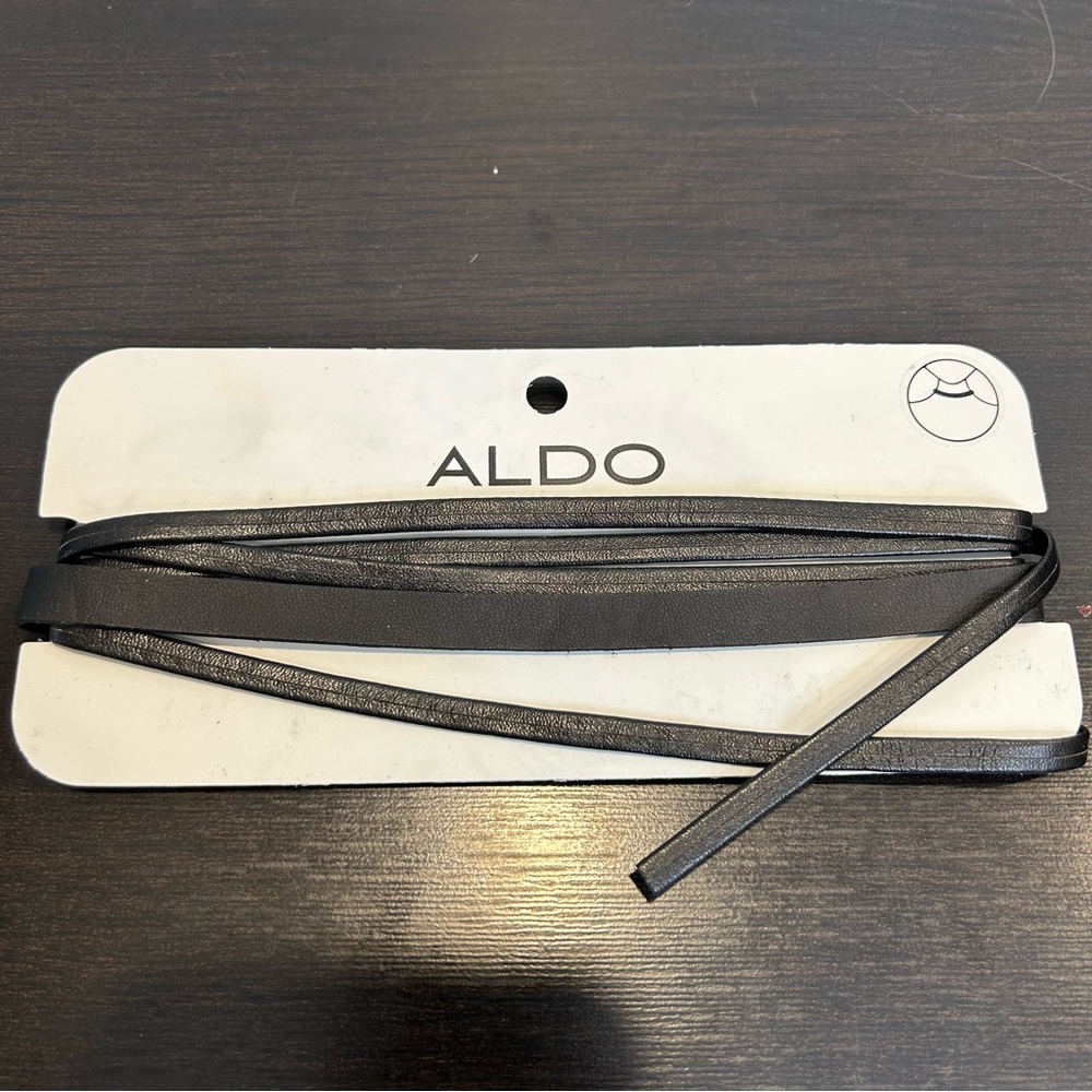 โ๏ธ 3/$15 Aldo Faux Leather Multi Strap Choker Necklace Black